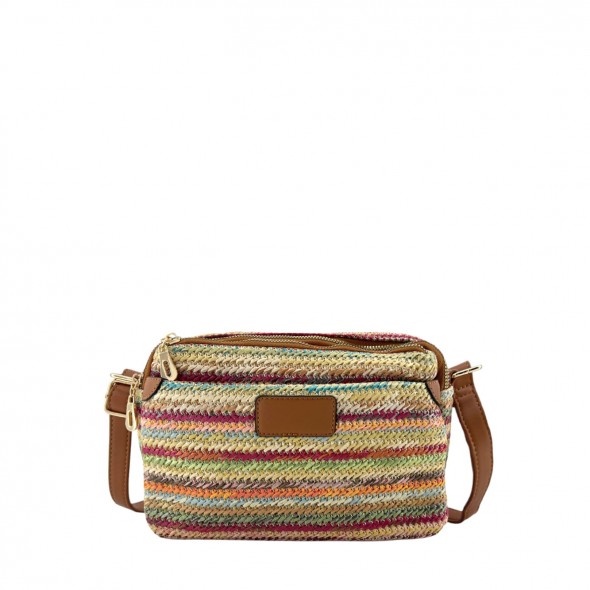 Bolso Bandolera Rafia